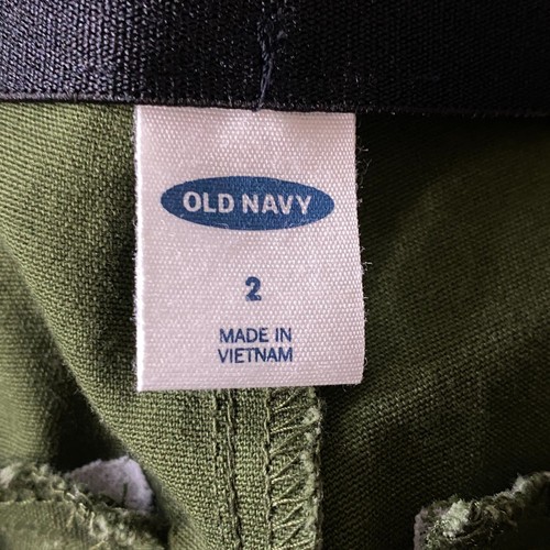 Old Navy Wow Green High-Waisted Super Skinny Ankle Pants Women's Size 2 - Picture 3 of 7