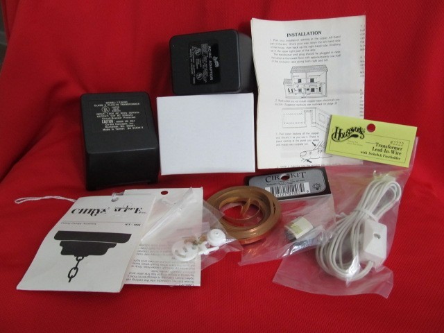DOLLHOUSE BUILDING SUPPLIES ELECTRICAL WIRING ADAPTER TRANSFORMER SWITCH +COPPER