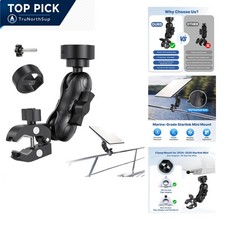 Starlink Mini Clamp Mount with 2024 Pipe Adapter Compatible with 2024-2026 Mo...