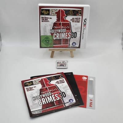 Nintendo 3DS James Noir s Hollywood Crimes - Original Box, Insert - Good Condition