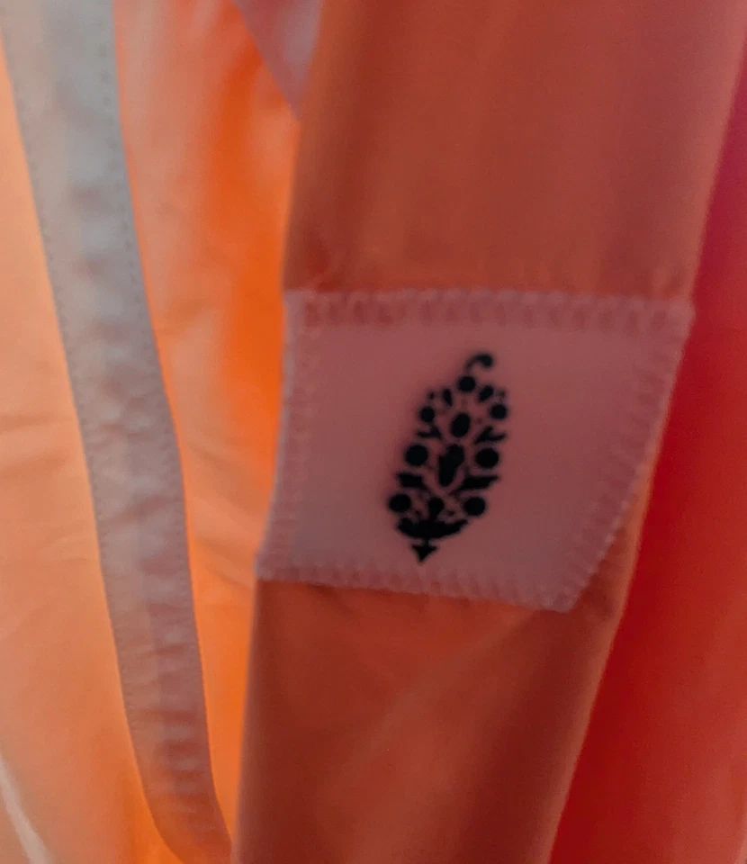 Cortavientos Free People naranja y blanco para dama, Xs, nuevo sin etiquetas Foto 3 de 4