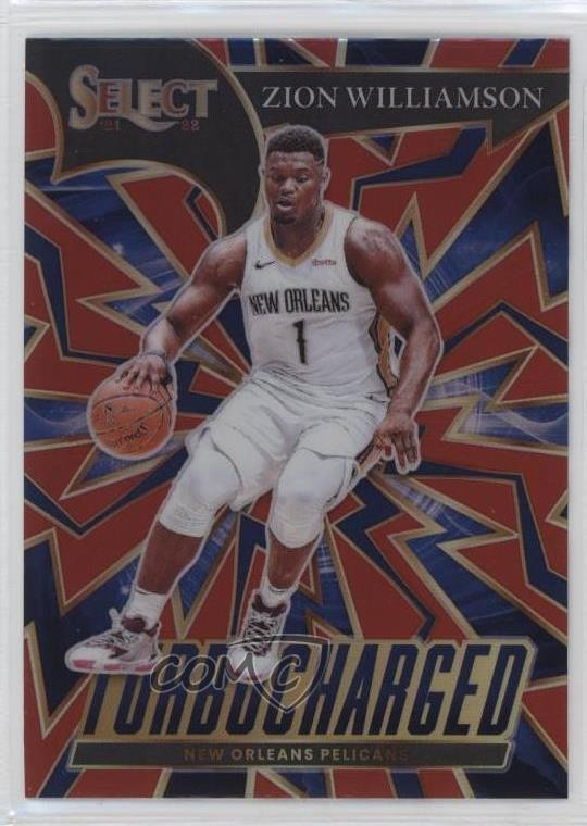 2021-22 Panini Select Turbocharged Red Prizm Zion Williamson #1 0r5k
