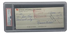 Maurice Richard Signed Montreal Canadiens  Bank Check #42 PSA/DNA