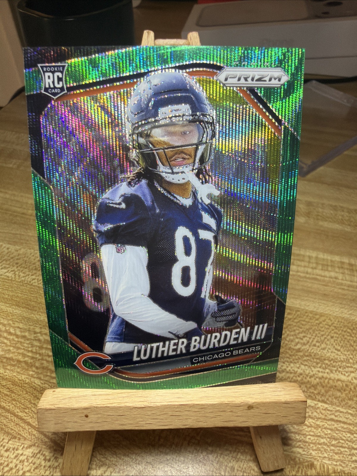 2025 Panini Prizm - Rookies Luther Burden #331 Green Wave Prizm (RC)
