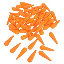 50 Pcs Plastic Carrot Nose Snowman Diy Accessories Cosplay Props