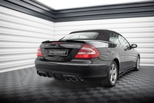 Heck Spoiler Aufsatz Abrisskante passend f&uuml;r Mercedes CLK Cabriolet A209 schwarz