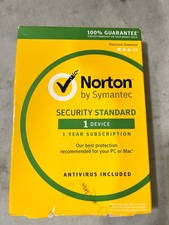 Norton Security Standard Electronic Download for PC or Mac 1 Device