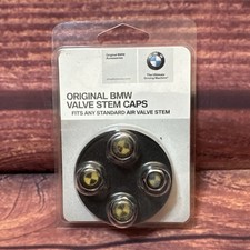 Set Of 4 - Tire Valve Stem Cap Set Bmw M Logo Black Caps 36110421543 Set Of 4 - Tire Valve Stem Cap Set Bmw M Logo Black Caps 36110421543