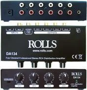 Rolls 4 Channel RCA Distribution Amp, DA134