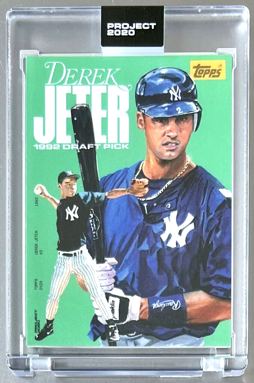 TOPPS PROJECT 2020 #381 DEREK JETER by Jacob Rochester 1993 YANKEES * FREE SHIP