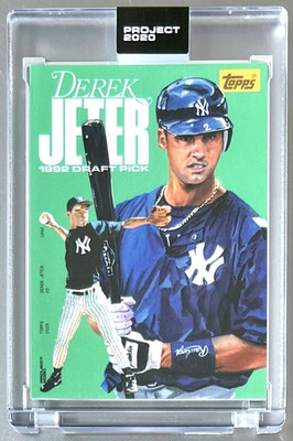 TOPPS PROJECT 2020 #381 DEREK JETER by Jacob Rochester 1993 YANKEES * FREE SHIP