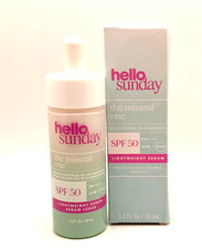 NIB Hello Sunday The Mineral One SPF 50 Lightweight Serum, 30 ml, UVA/UVB
