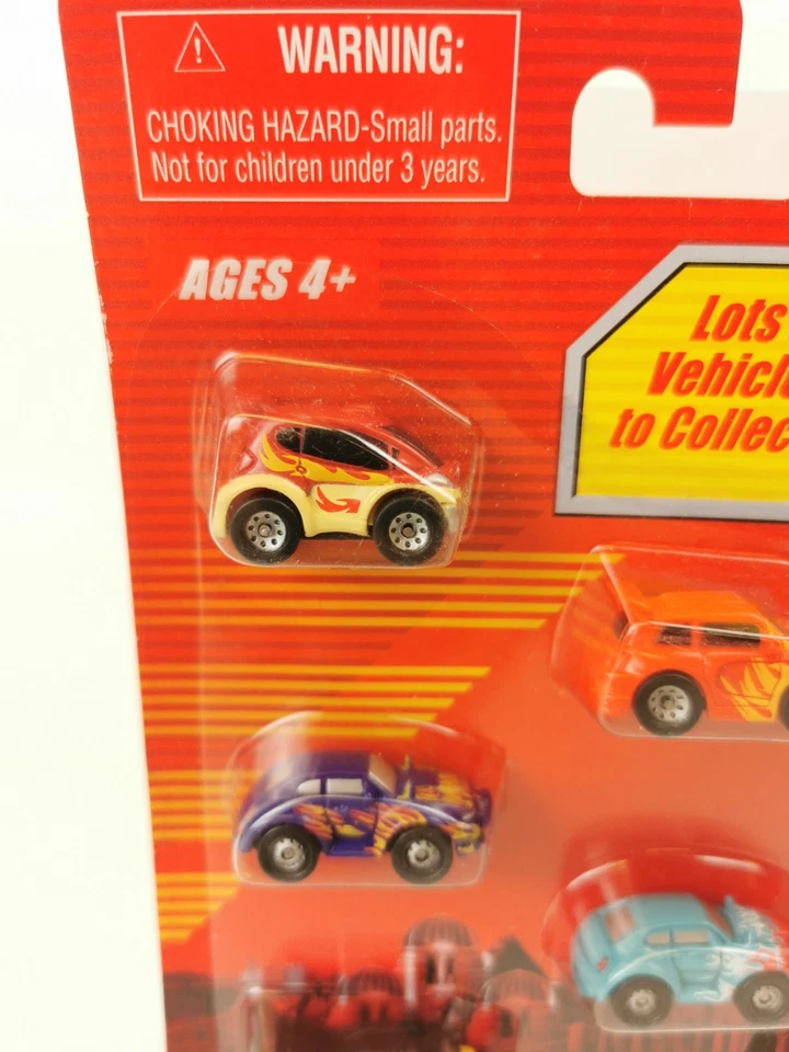 Vintage Hasbro Micro Machines Flame Racers 2003 NEW-SEALED - Image 3 of 4