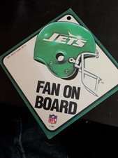 New York Jets Fan On Board Sign