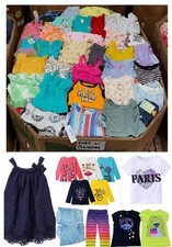 Lot of 100pcs Mix Kids Girls Clothes Bulk Wholesale Resale Consignment 3-12 year