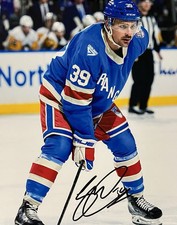 SAM CARRICK SIGNED 8x10 #2 - NEW YORK NY RANGERS w/COA - CENTENNIAL 100 JERSEY