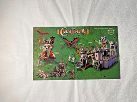LEGO Castle 7091 Knights' Catapult Defense Instruction Manual ONLY (47)