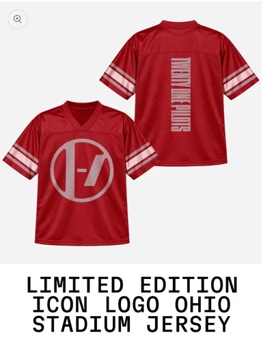 MAKE OFFER PRE ORDER - Official Twenty One Pilots LE Ohio State Jersey Size L - product listing photo