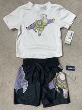 NWT's Old Navy Disney Pixar Toy Story Baby Boy 12/18 Rash Guard Swim Set