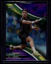 2025 Topps Chrome Sapphire Edition #137 Jesper de Jong Purple Sapphire #/10