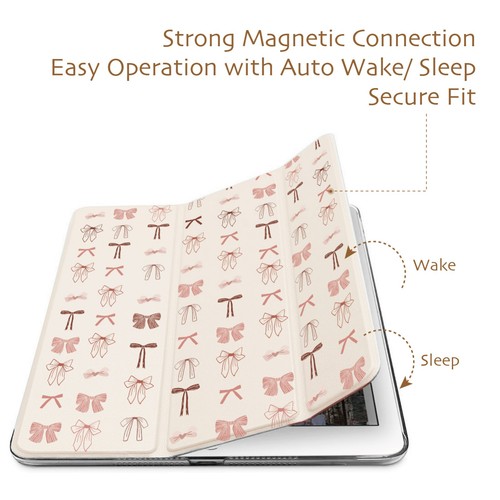 For iPad 10 11 Air Pro Mini Magnetic Case Shockproof Cover with Pencil Holder - Picture 9 of 22
