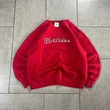 Vintage Delta University of Nebraska Crewneck Sweatshirt Large