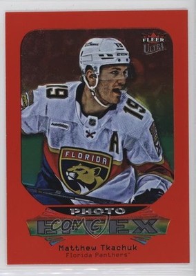 2024 Upper Deck Fleer Ultra Photo Effex Red 45/99 Matthew Tkachuk #PE20OF30 u2v