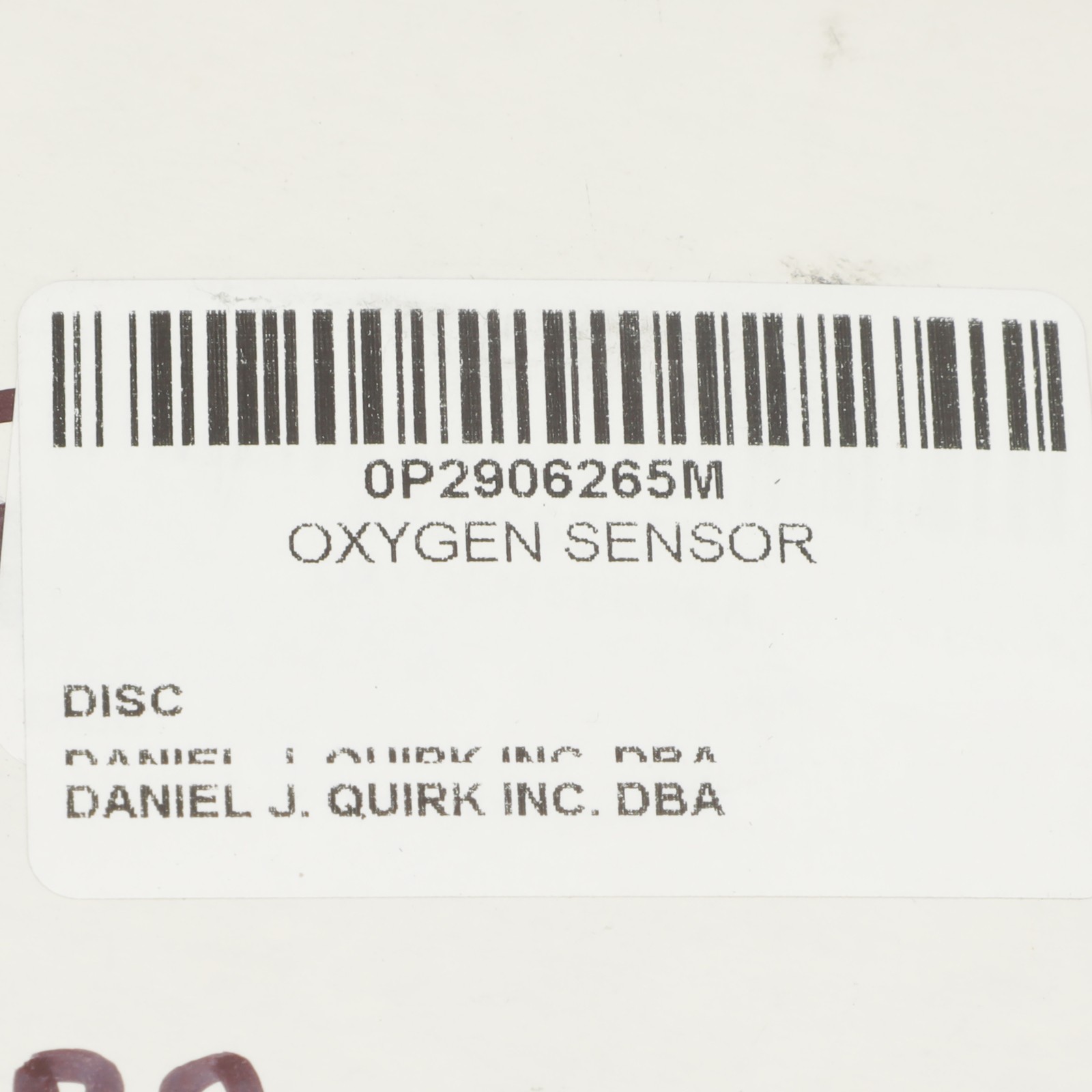 Lamborghini Urus Oxygen sensor P/N 0P2906265M