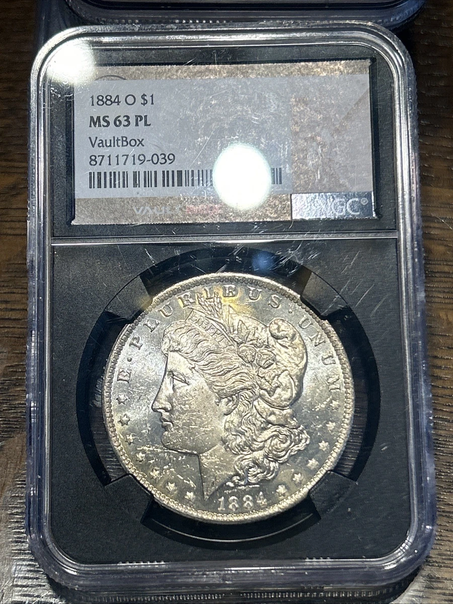 New Orleans Grade MS 63 1884 Year Morgan US Dollars (1878-1921