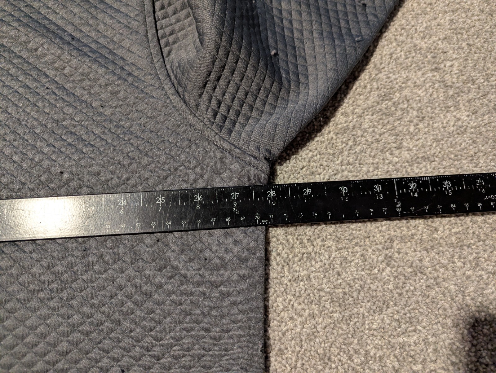 Clam Ice Armor Hoodie Mens XXL Gray Quilted Outdoor Fishing Sweater Sweatshirt