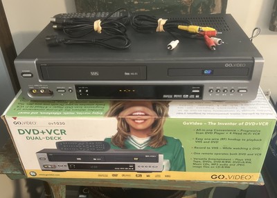 Go Video DV1030A DVD VCR Combo Player Video Cassette Recorder READ Remote