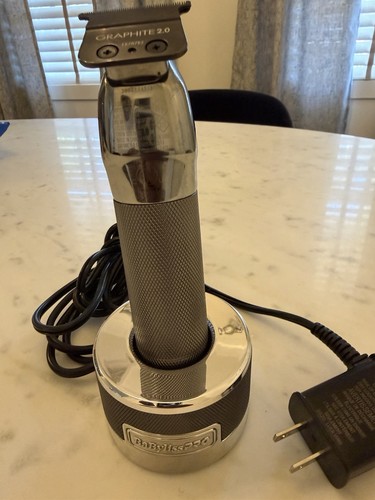BaByliss Pro MetalFX Cordless Trimmer FX787 + Charging Dock + Adapter