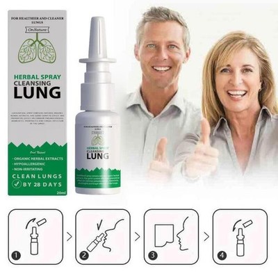 2023 New Onnature Organic Herbal Lung Cleanse & Repair Nasal Spray Pro Pro