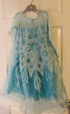 Elsa Costume Dress Size Frozen Play Time Costume