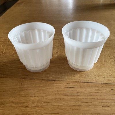   2 Stück Tupperware Puddingform Sturzform Götterspeise Dessert