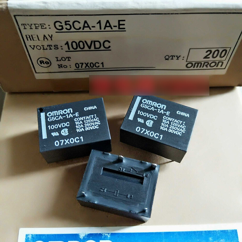 Relè Di Potenza G5CA-1A-E 5-100VDC 15A 125VAC – 4 Pin – Nuovo, Made In China