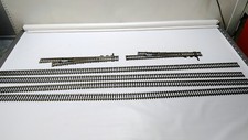 Atlas Nickel Track and two switches. 12 feet Track HO