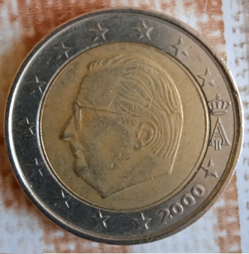 Pièce De 2 Euros Commémorative Belgique 2011 - Roi Albert II - Occasion