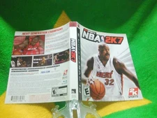 2K Sports NBA 2K7 Sony PlayStation 3 Cover Art Only