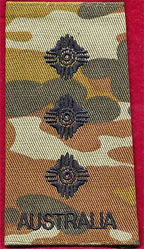 CAPTAIN (CAPT) Rank Slide - AMCU Militaria Patch Patches - Picture 1 of 1