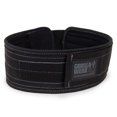 4 Inch Nylon Lifting Belt Black Gray Gorilla Wear Bodybuilding Fitness Gürtel
