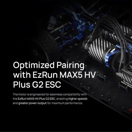 Hobbywing EzRun MAX5 G2 Brushless 330A ESC 5690 56118 Motor for 1/8 1/7 RC Car - Picture 17 of 25
