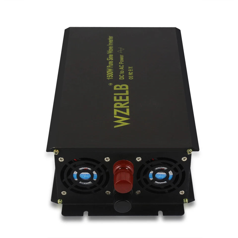 1500W 12/24/48V DC to 120/220V AC Pure Sine Wave Inverter Car/Home solar Power - Image 4 of 4