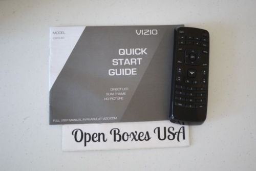 VIZIO Remote Control and User's Manual for E320-A0 | eBay