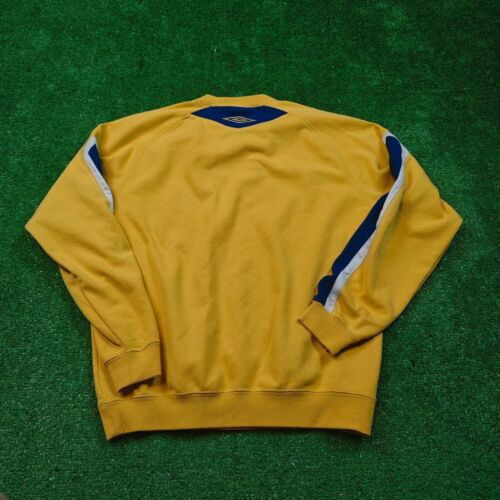 Suéter Umbro De Colección Para Hombre Extra Pequeño Amarillo Bordado Deportes Atlético y2k - Imagen 2 de 11