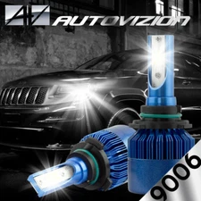 AUTOVIZION LED HID Headlight Conversion kit 9006 6000K for 1993-2002 Saturn SC1