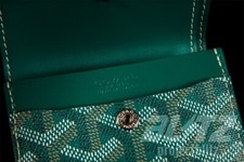 MAISON GOYARD MONNAIE MARIGNY CARD COIN WALLET GOYARDINE GREEN