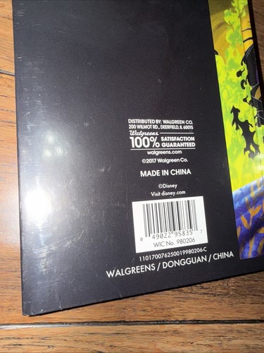 Cuaderno diario Maléfica de la Bella Durmiente Disney sin usar sellado con pegatinas - Imagen 4 de 16
