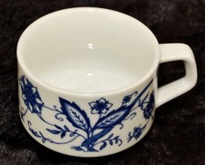 1 von (9) Kaffeetasse Tasse Ø 8cm Seltmann Weiden Zwiebelmuster PATRICIA Gastro