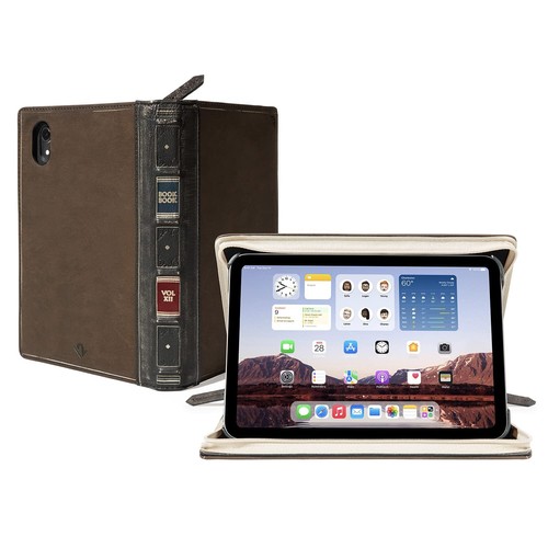 Étui Livre pour iPad Mini 6 | Couverture Rigide en Cuir avec Multi-Angles de ...